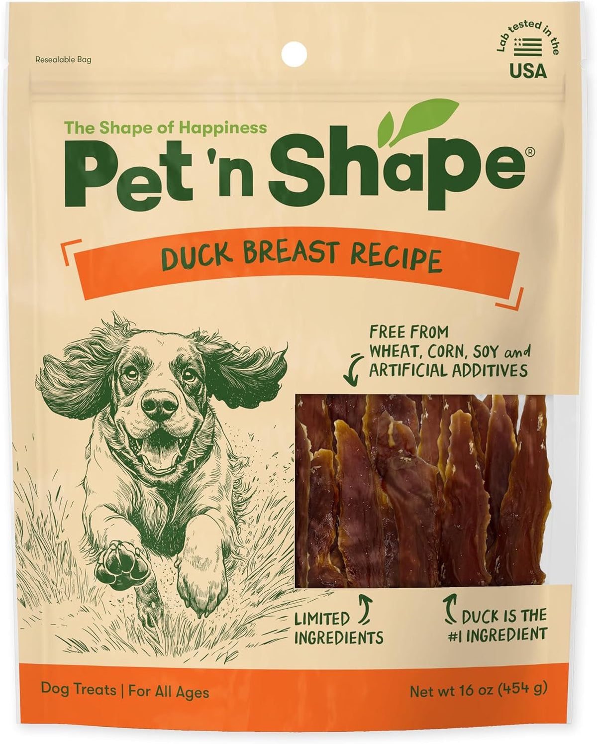 Duck breast jerky dog treats