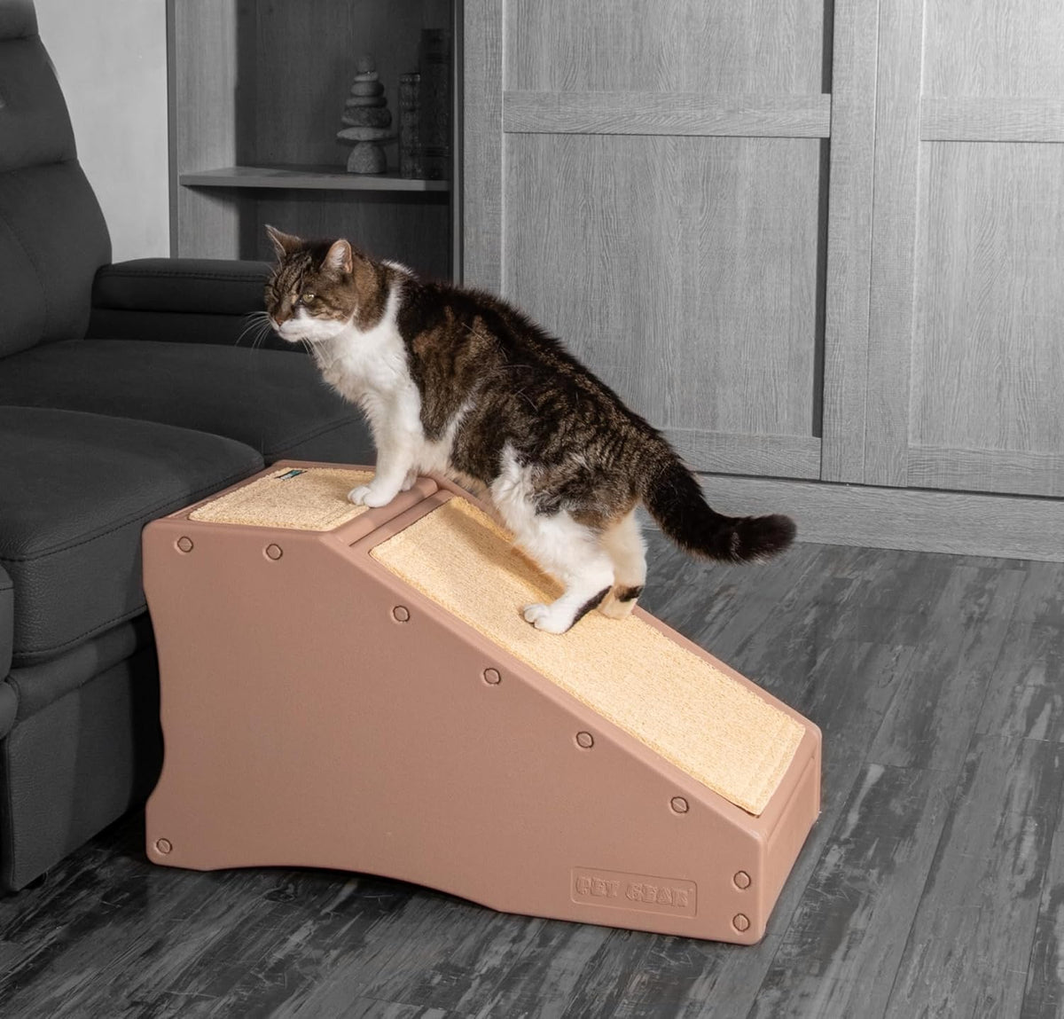 Stramp Stair and Ramp Combination for Dogs/Cats, NEW Tan
