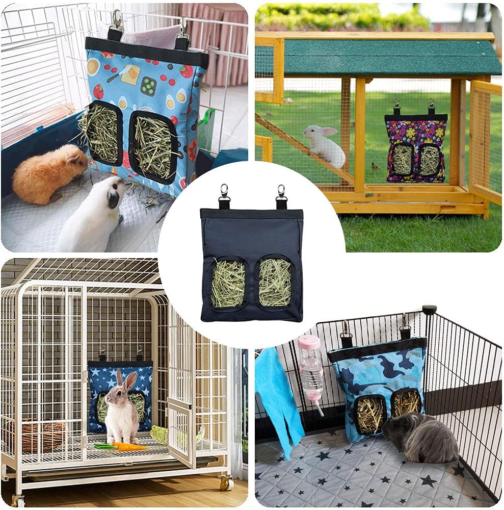 Hay feeder bag openings