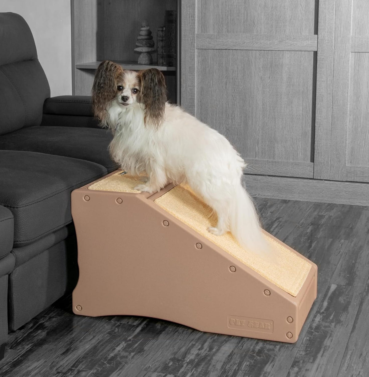Stramp Stair and Ramp Combination for Dogs/Cats, NEW Tan