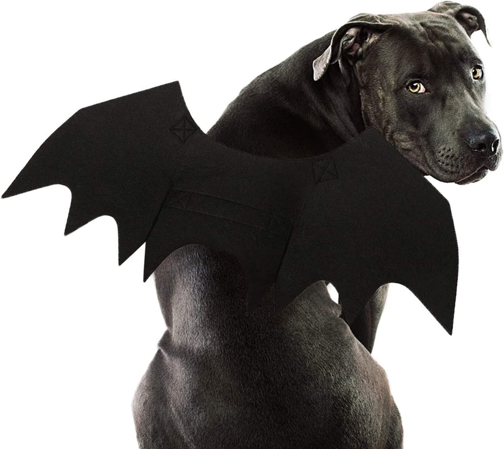 Dog Bat Wings Costume L, Dog Bat Costume for Halloween Cosplay Party