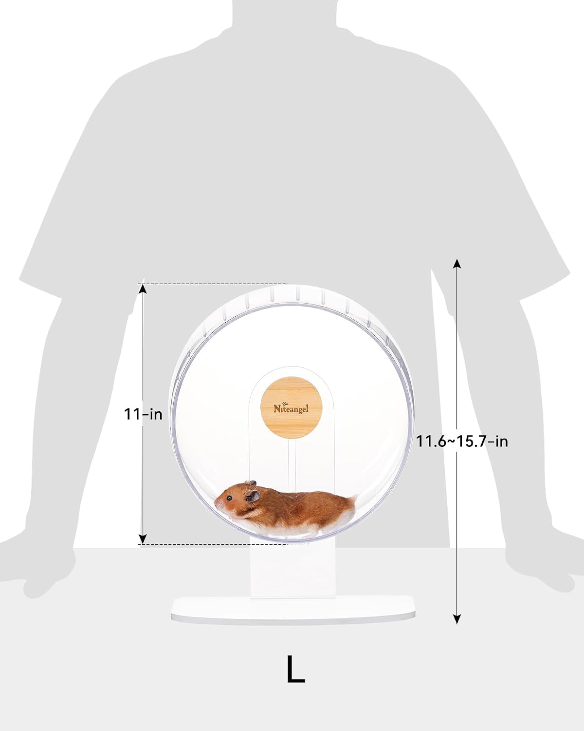 Super-Silent Hamster Exercise Wheels: Quiet 11 Inch Running Wheel