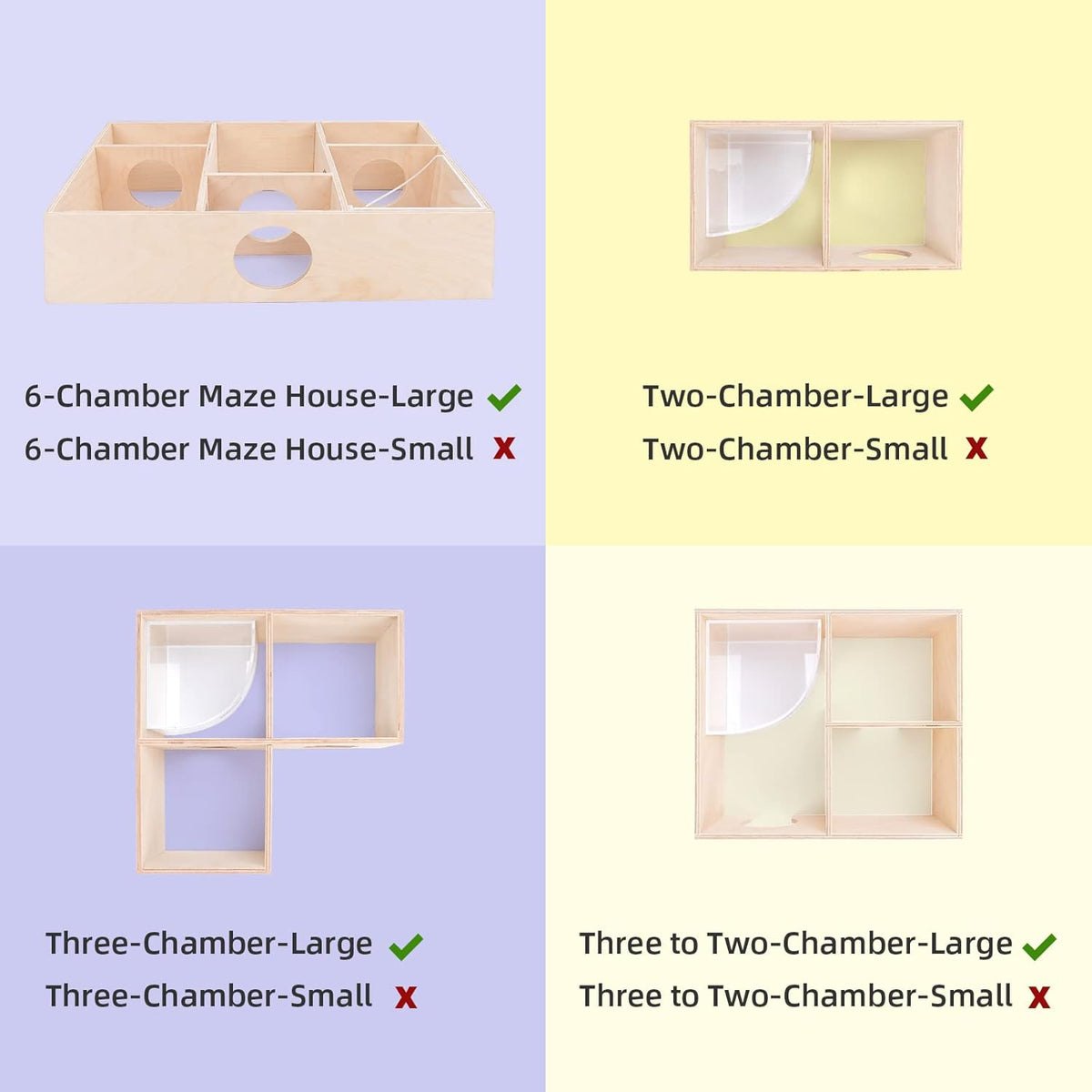 Small Animal Sand-Bath Box - Acrylic Critter'S Sand Bath Shower Room & Digging Sand Container for Hamsters Mice Lemming Gerbils or Other Small Pets (Fan-Shaped, Transparent)