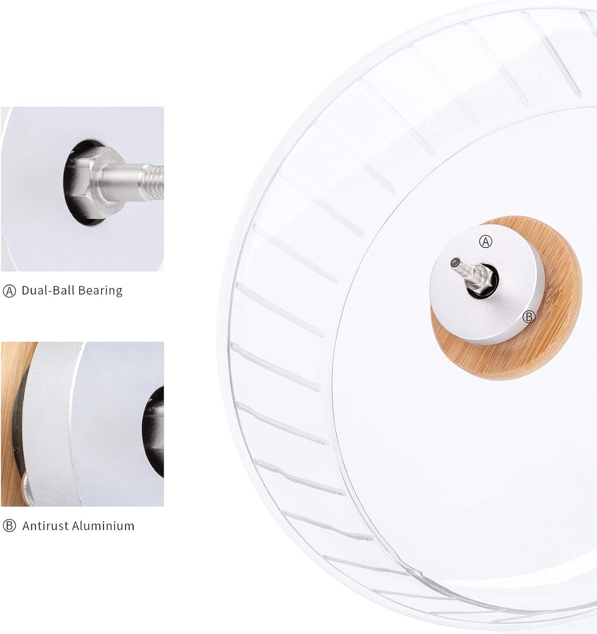 Super-Silent Hamster Exercise Wheels: Quiet 11 Inch Running Wheel